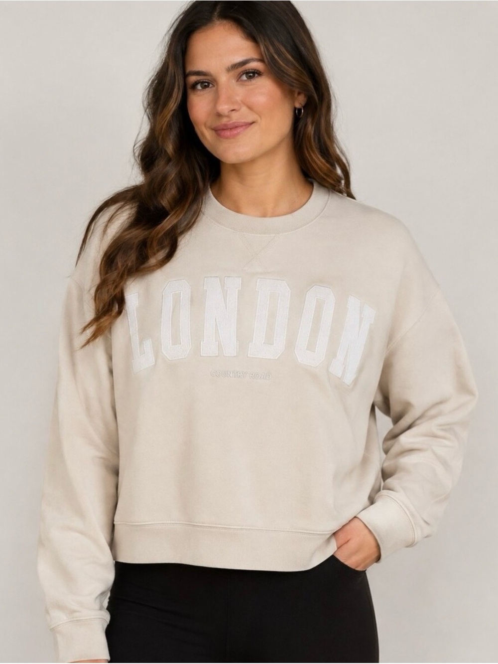 Scotch & Soda London Sweatshirt Cream Crewneck Small